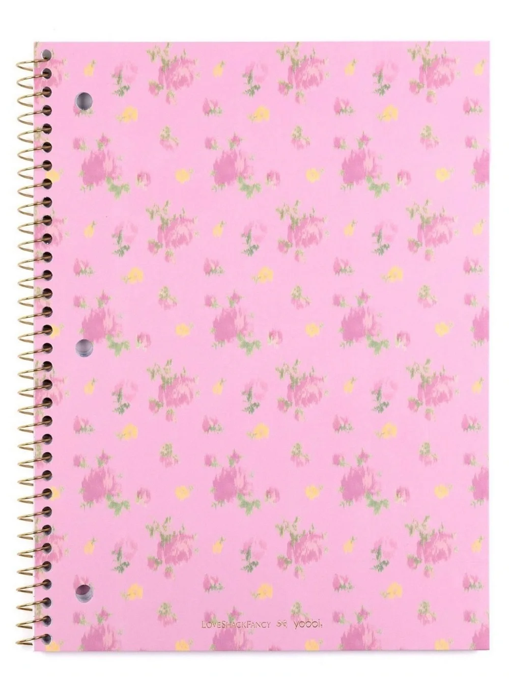 NWT LoveShackFancy x Target - Yoobi Ikat Rose Wide Ruled Notebook Ibiza Sunset
